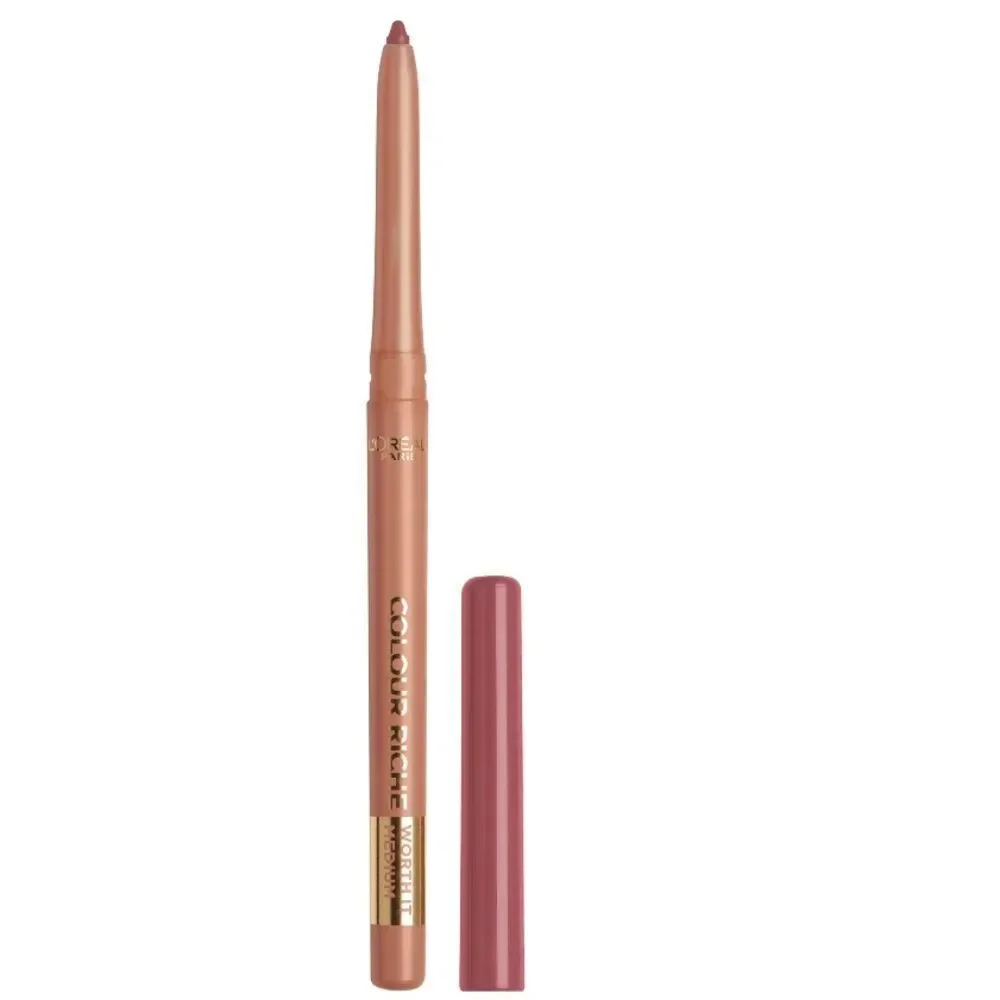 L’Oréal Worth It Medium Lipstick & Worth It Intense Lip Liner New FullSz